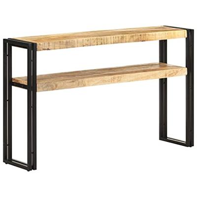 VidaXL Wandtafel 120x30x75 cm ruw mangohout