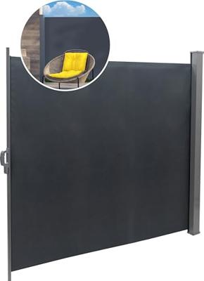 Uittrekbaar Windscherm Antraciet