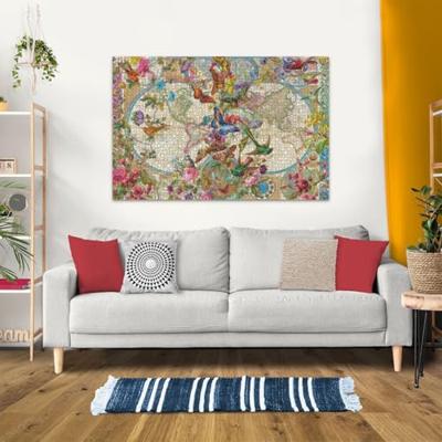 Ravensburger Legpuzzel flora en fauna wereldkaart, 3000st. - thumbnail