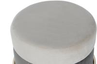 Voetensteun DKD Home Decor Bruin Grijs Gouden Metaal 48 x 48 x 46 cm - thumbnail