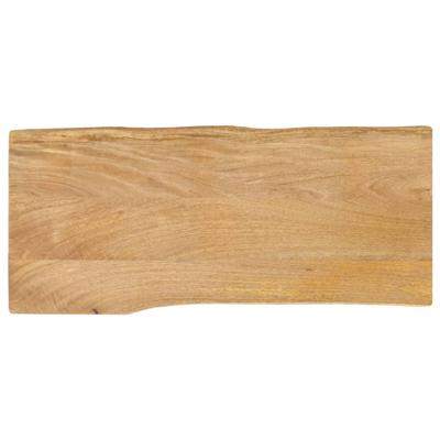 Tafelblad met natuurlijke rand 80x40x2,5 cm massief mangohout