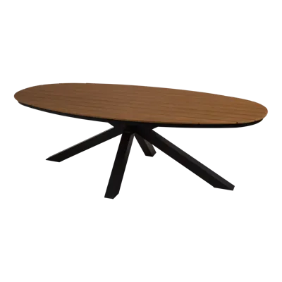 Lesli Living dining tuintafel arezzo 240x110x74cm antraciet