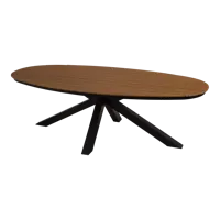 Lesli tafel arezzo ovaal 240 x 113 x 74 cm - thumbnail