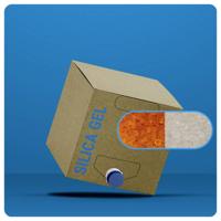 GIEBEL Desiccants Silicagel droogkorrels Oranje, Kleurloos - thumbnail