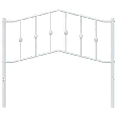 Hoofdbord 107 cm metaal wit Hoofdbord 107 cm metaal wit