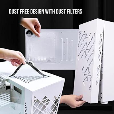 PC-behuizing zonder voeding - BITFENIX Tracery ARGB (zwart) - Middelgrote toren - E-ATX-formaat