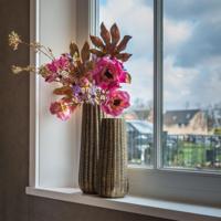 Richmond Vaas 'Loran' 42cm hoog, kleur Goud - thumbnail