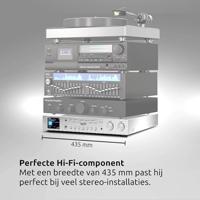 TechniSat DIGITRADIO 143 CD Radio-adapter DAB, DAB+, Internet, VHF (FM) AUX, Bluetooth, CD, USB, WiFi, Internetradio Incl. afstandsbediening, Wekfunctie Zilver - thumbnail