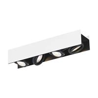 Stars of Light Richtbare spotsVidago 4-lichts wit met zwart - 39318 - thumbnail