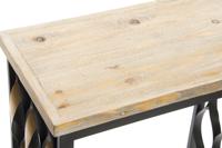 Set van 2 tafels Home ESPRIT Hout Metaal 64 x 34 x 65 cm - thumbnail