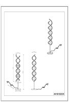 Trio Design vloerlampSequence zwart met goud - 441810208 - thumbnail