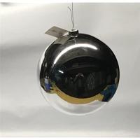 Kerstbal Plastic Ø25cm Zilver 1st - thumbnail