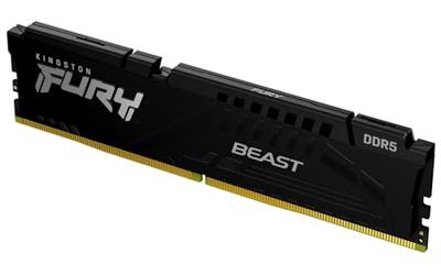 Kingston FURY Beast Werkgeheugenmodule voor PC DDR5 32 GB 1 x 32 GB Non-ECC 6000 MHz 288-pins DIMM CL36 KF560C36BBE-32 Kingston FURY Beast Werkgeheugenmodule voor PC DDR5 32 GB 1 x 32 GB Non-ECC 6000 MHz 288-pins DIMM CL36 KF560C36BBE-32