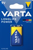 Varta LONGLIFE Power 9V Bli 1 9V batterij (blok) Alkaline 580 mAh 9 V 1 stuk(s) - thumbnail