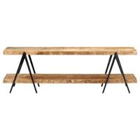 Tv-meubel 160x40x50 cm massief mangohout - thumbnail