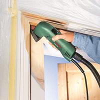 BOSCH Schuurmachine PDA 180 + 3 schuurmiddelen - thumbnail