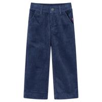 VidaXL Kinderbroek 104 ribfluweel marineblauw - thumbnail