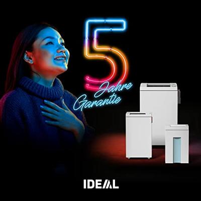 Ideal Office 2245 Papierversnipperaar 11 vellen Strip cut 4 mm P-2 20 l Ook geschikt voor Paperclips, Nietjes, Creditcards