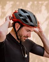 Limar Helm air star m 53-57 mat zwart/rood - thumbnail