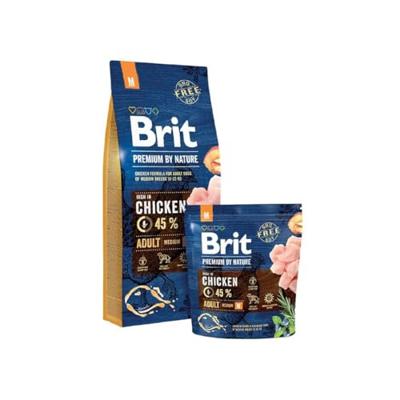 BRIT Premium by Nature Medium Chicken - droog hondenvoer - 15 kg