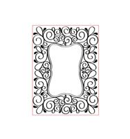 Vaessen Creative • embossing folder scroll - thumbnail