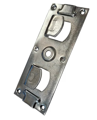 Waelbers Grondplaat overslaggrendel, blauw verzinkt (GV) - 1 Stuk(s) - OND1682 Waelbers Grondplaat overslaggrendel, blauw verzinkt (GV) - 1 Stuk(s) - OND1682