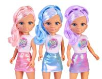 Famosa Nancy pop met metalic look in 3 kleuren - thumbnail