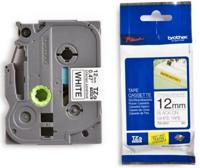 Labeltape Brother P-touch TZe-231 standaard 12mm zwart op wit - thumbnail