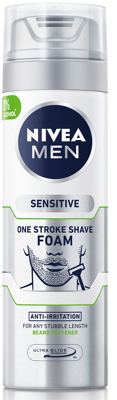 Nivea Men Sensitive Skin & Stub Shaving Foam (200ml)