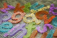 Tickit Doorschijnende Letters Glitterletters - thumbnail