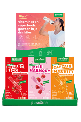 Zomerpakket hydration superfoods display gevuld 1 Display