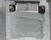 Dreamhouse Deep check Grey 200 x 220 cm - thumbnail