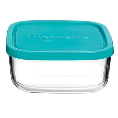 Bormioli Rocco Vershoudbakje Frigoverre - Glas - Blauw 15 x 15 x 7 cm / 1 liter