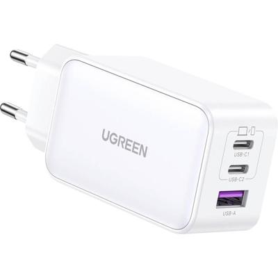 UGREEN Nexode USB-A+2 x USB-C 140 W GaN Tech & USB-C kabel 2 m, wit