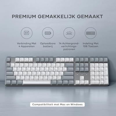 Satechi SM3 Slim backlit mechanical toetsenbord - Light