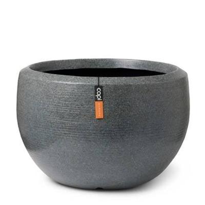Vaas bol Granite H120 cm antraciet bloembpot Capi Europe - Capi europe