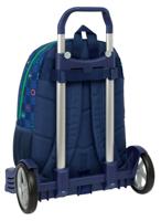 Schoolrugzak met Wielen Benetton Damero Marineblauw 30 x 46 x 14 cm - thumbnail