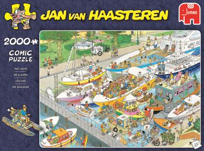 Jan van Haasteren The Locks 2000 pcs Legpuzzel 2000 stuk(s) Jan van Haasteren The Locks 2000 pcs Legpuzzel 2000 stuk(s)