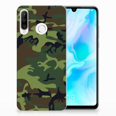 Huawei P30 Lite | TPU bumper | Army Dark Huawei P30 Lite | TPU bumper | Army Dark