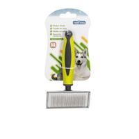 Nobleza Slickerborstel voor hond en kat - Rechthoek - 9 cm - thumbnail