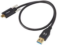 Delock USB-kabel USB 3.2 Gen2 USB-A stekker, USB-C stekker 0.50 m Zwart 84007 - thumbnail