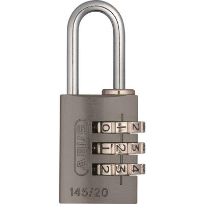 Abus cijfer hangslot 145/20 titanium - grijs - 5cm