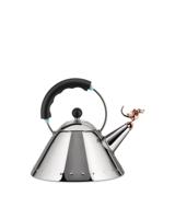 Alessi Fluitketel Tea Rex - 9093REX B - Zwart - 2 liter - door Micheal Graves - thumbnail