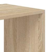 Boekenkast 66x31x112 cm bewerkt hout sonoma eikenkleurig - thumbnail