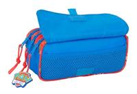 Pennenetui met 3 vakken The Paw Patrol Cool Blauw Rood 21,5 x 10 x 8 cm - thumbnail