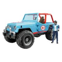 bruder Jeep cross country racer met bestuurder modelvoertuig - thumbnail