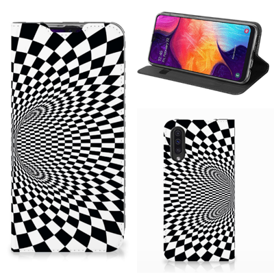 Samsung Galaxy A50 Stand Case Illusie Samsung Galaxy A50 Stand Case Illusie
