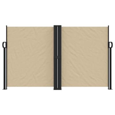 VidaXL Windscherm uittrekbaar 140x600 cm beige