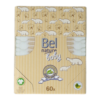 Bel Nature Wattenstaafjes baby 60 Stuks - thumbnail