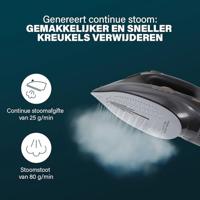 Stoomijzer Princess 01.322890.01.001 2600 W Zwart - thumbnail